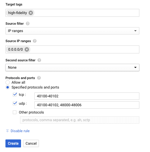 firewall ports needed by ookla speedtest